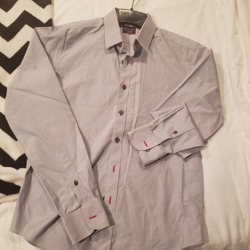 UNTUCKit Men's Slim Fit Wrinkle 100% cotton shirt